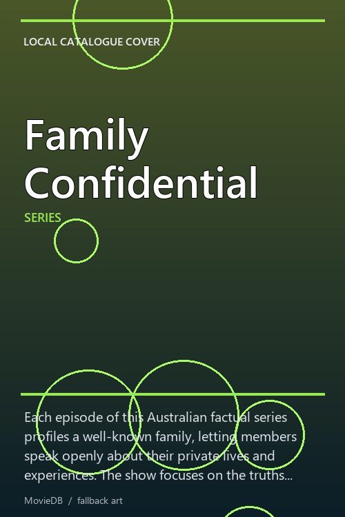 Family Confidential poster