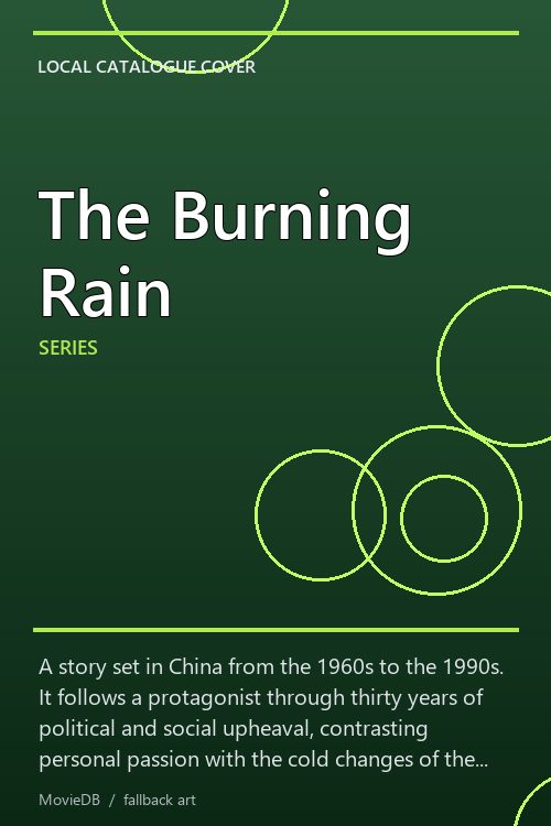 The Burning Rain poster