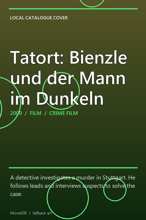 Tatort: Bienzle und der Mann im Dunkeln poster