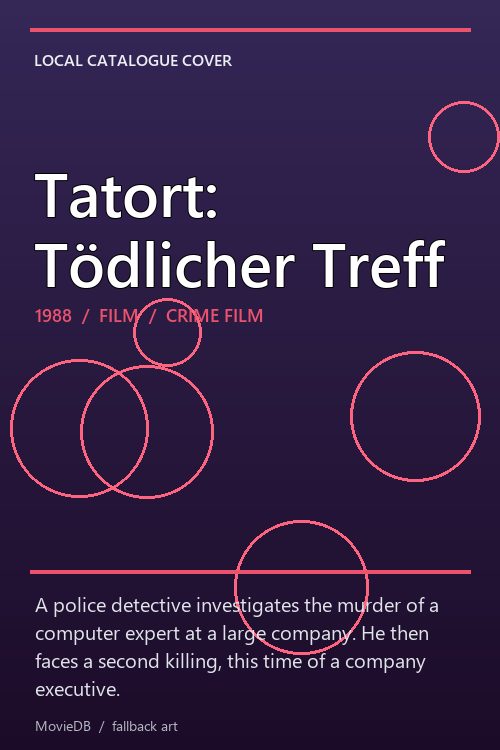 Tatort: Tödlicher Treff poster
