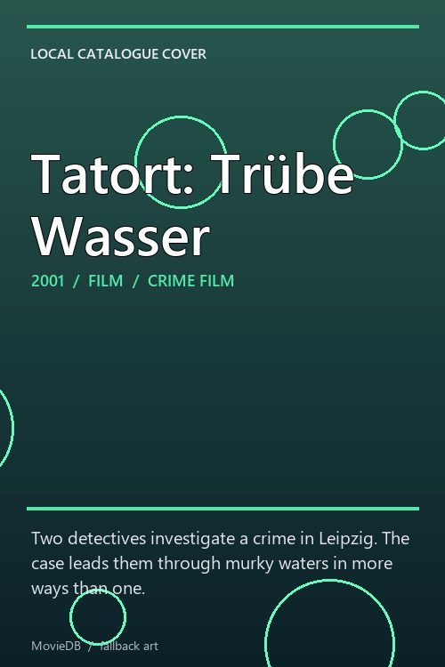 Tatort: Trübe Wasser poster