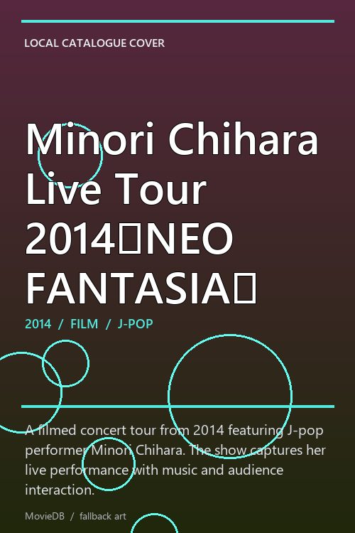 Minori Chihara Live Tour 2014〜NEO FANTASIA〜 poster