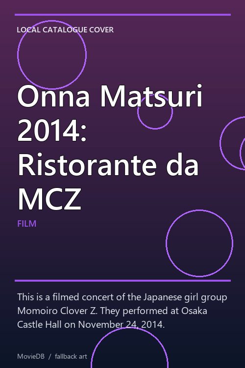 Onna Matsuri 2014: Ristorante da MCZ poster