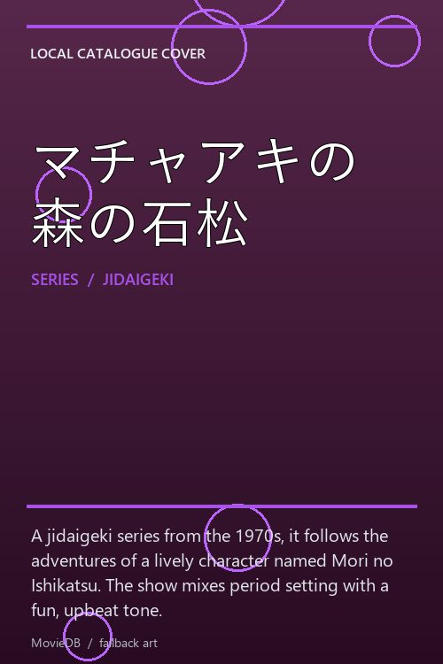 マチャアキの森の石松 poster