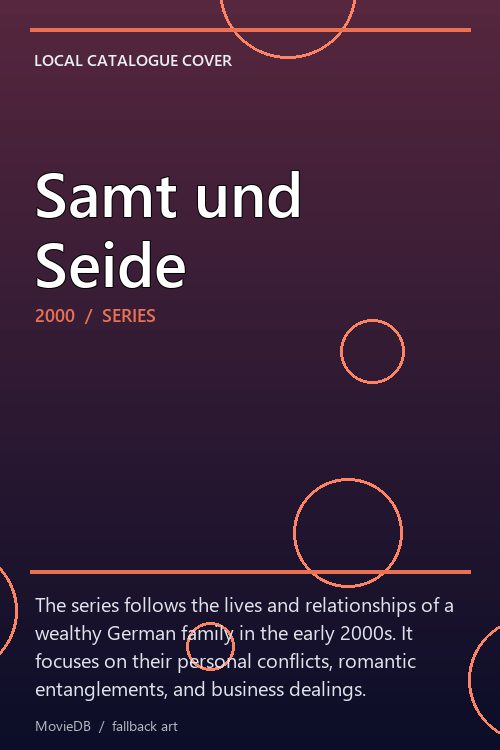 Samt und Seide poster