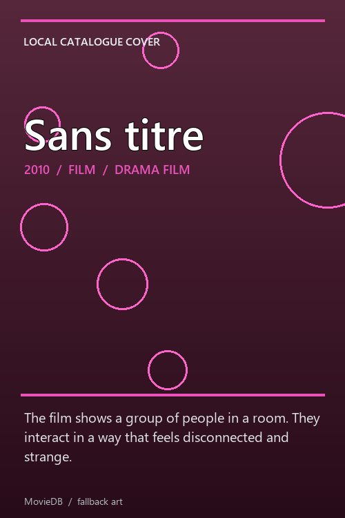 Sans titre poster