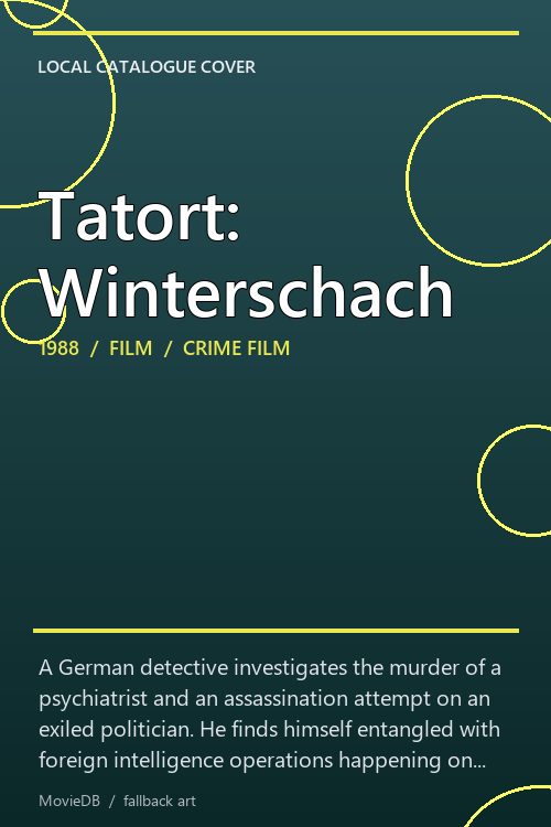 Tatort: Winterschach poster