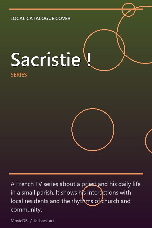 Sacristie ! poster
