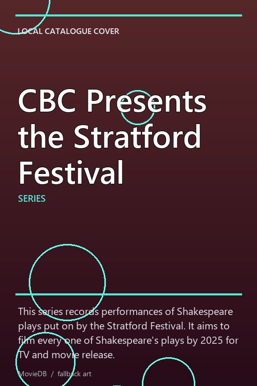 CBC Presents the Stratford Festival poster