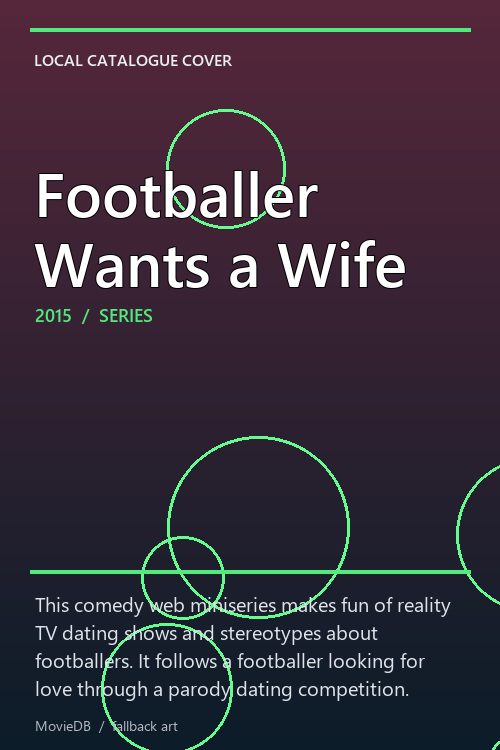 Footballer Wants a Wife poster