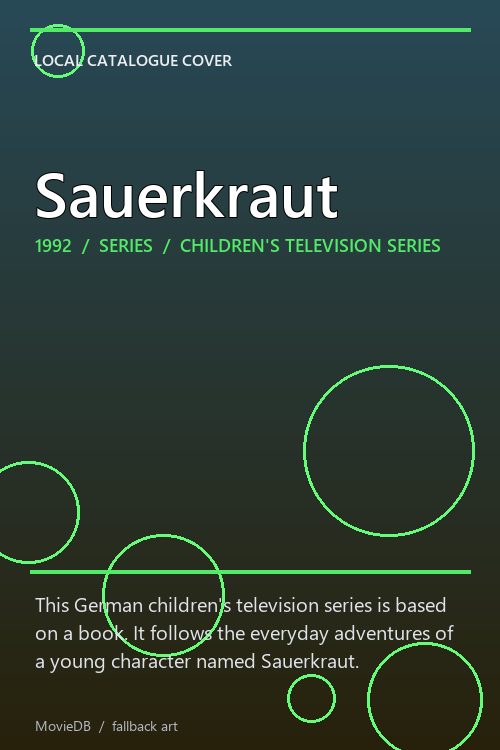Sauerkraut poster