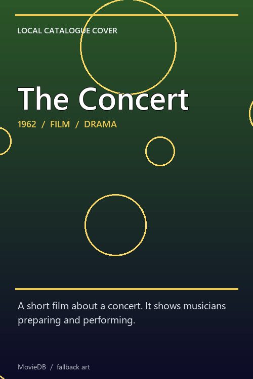 The Concert poster