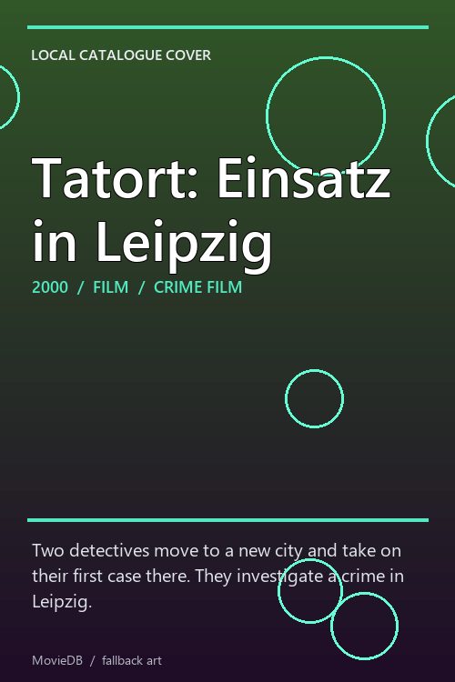 Tatort: Einsatz in Leipzig poster