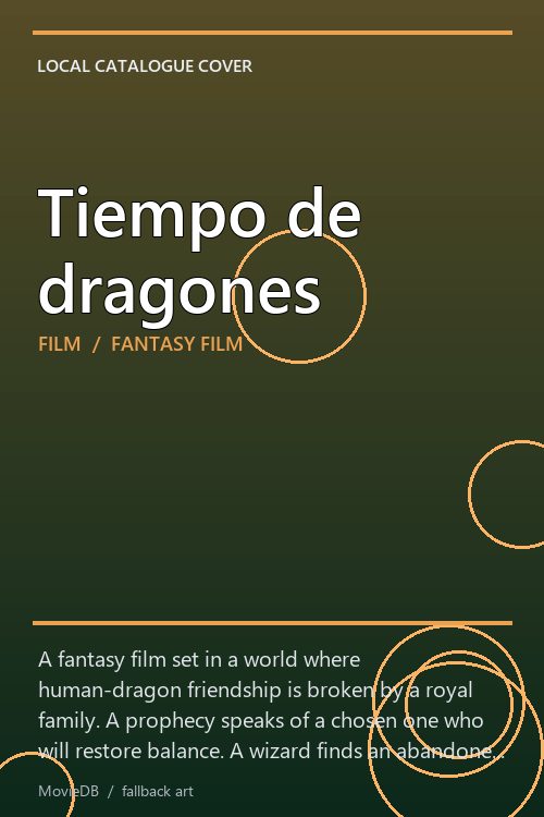 Tiempo de dragones poster