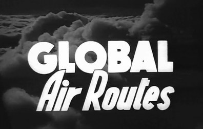 Global Air Routes poster