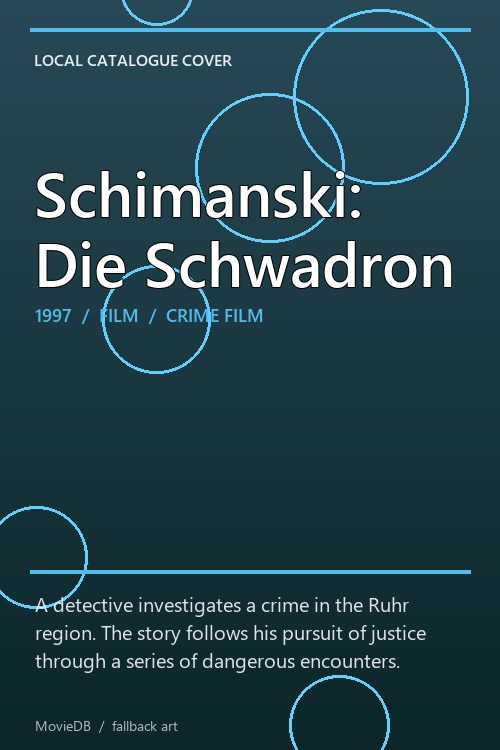Schimanski: Die Schwadron poster