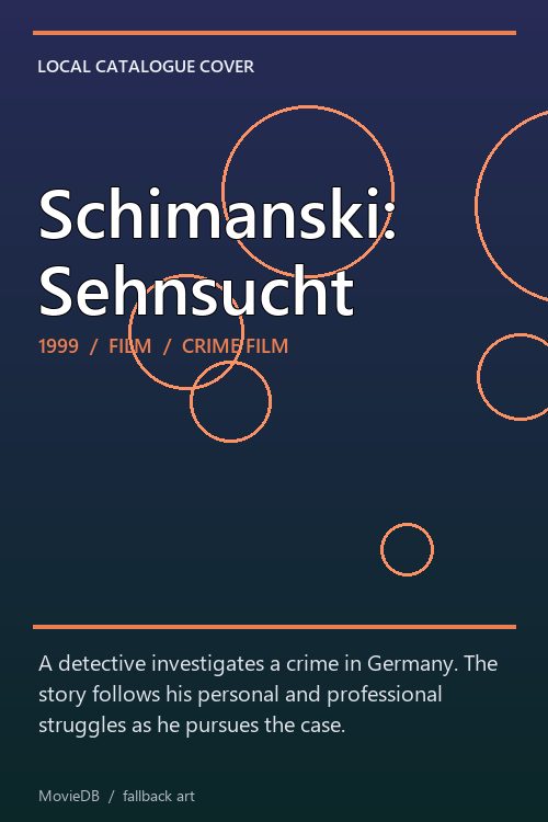 Schimanski: Sehnsucht poster