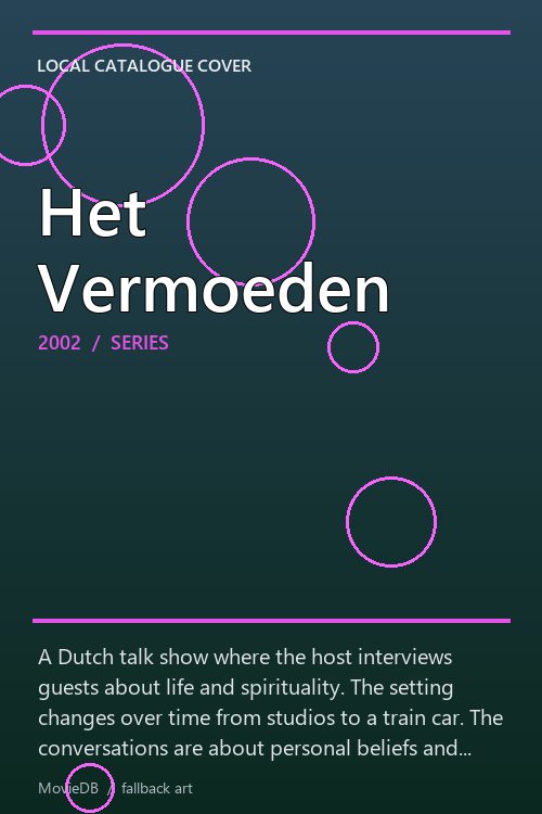 Het Vermoeden poster