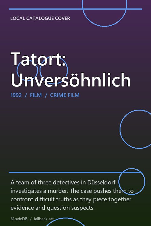 Tatort: Unversöhnlich poster