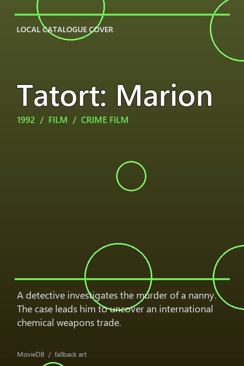 Tatort: Marion poster