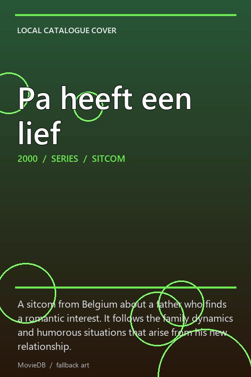 Pa heeft een lief poster