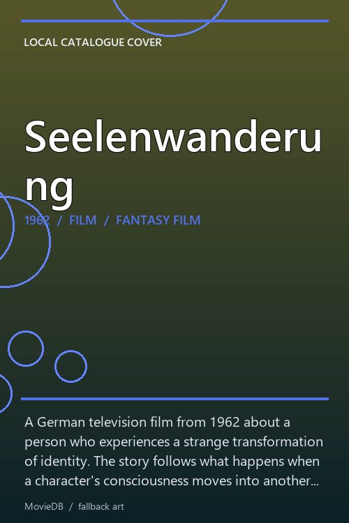 Seelenwanderung poster