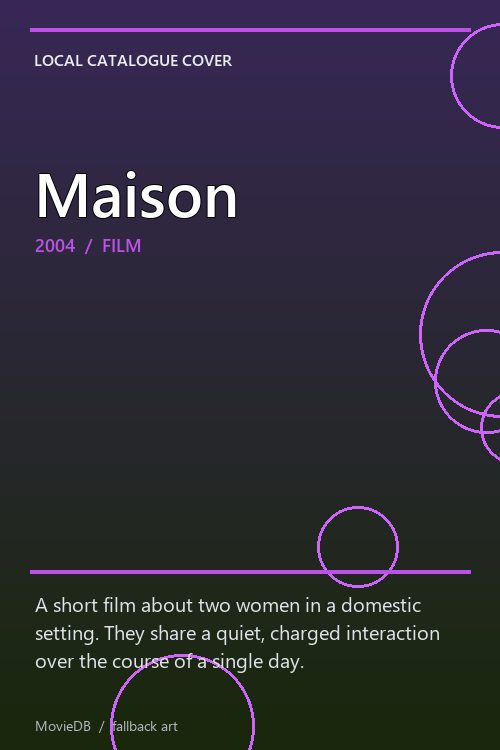 Maison poster