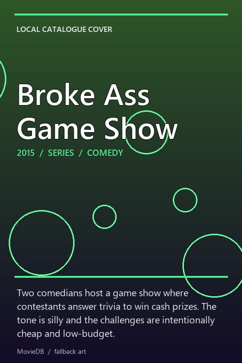 Broke Ass Game Show poster
