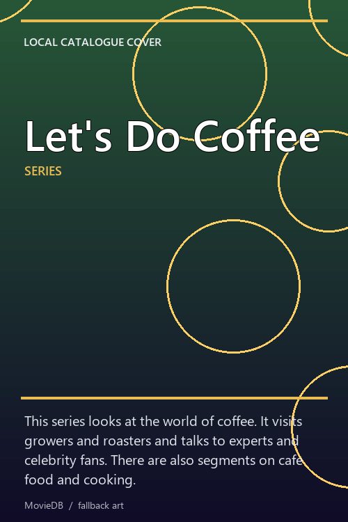 Let's Do Coffee poster
