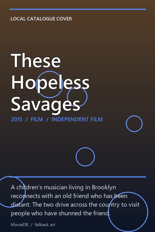 These Hopeless Savages poster