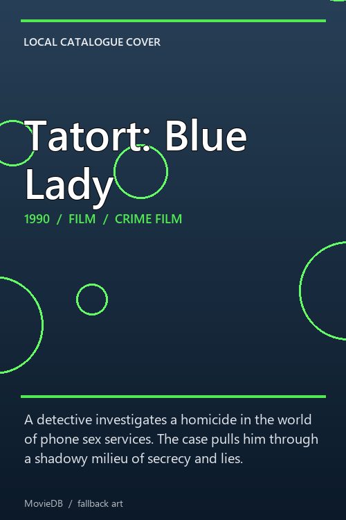 Tatort: Blue Lady poster