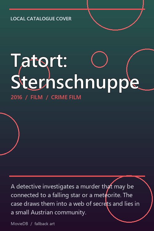Tatort: Sternschnuppe poster