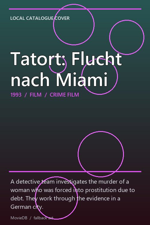 Tatort: Flucht nach Miami poster