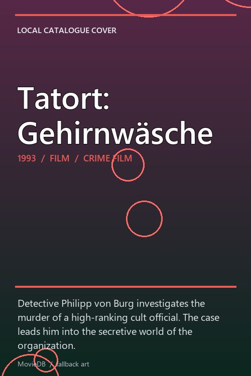 Tatort: Gehirnwäsche poster