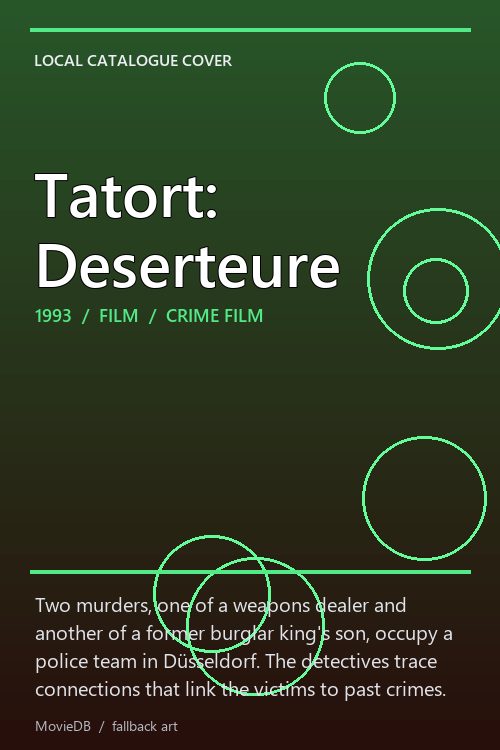 Tatort: Deserteure poster