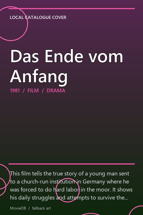 Das Ende vom Anfang poster