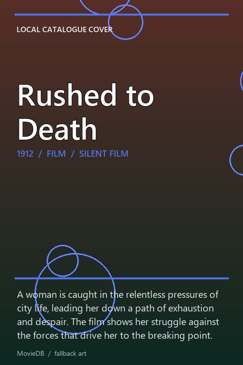 Rushed to Death poster
