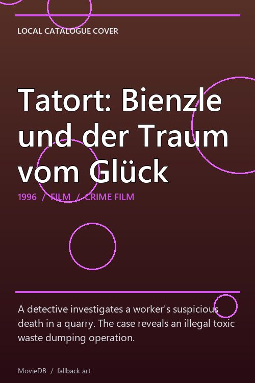 Tatort: Bienzle und der Traum vom Glück poster