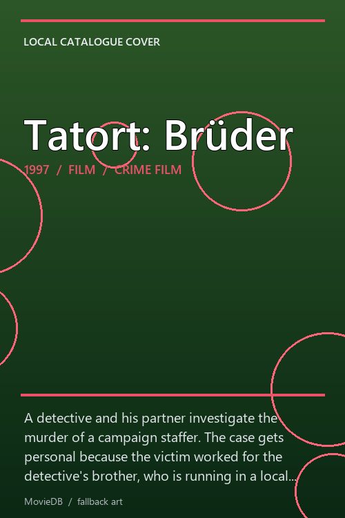 Tatort: Brüder poster