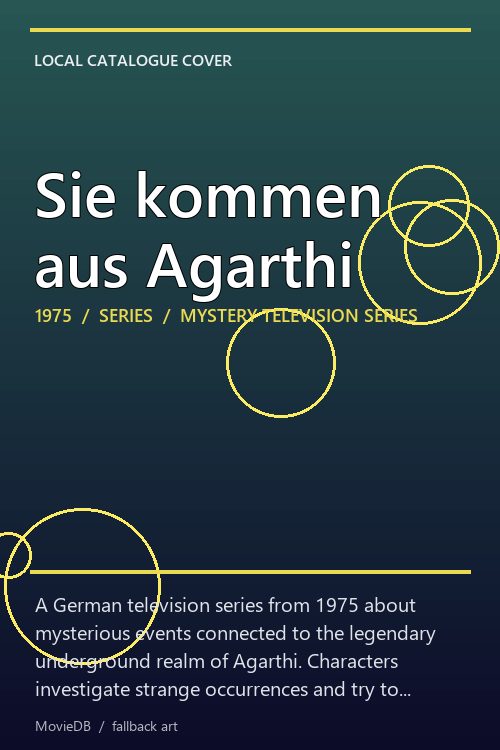 Sie kommen aus Agarthi poster