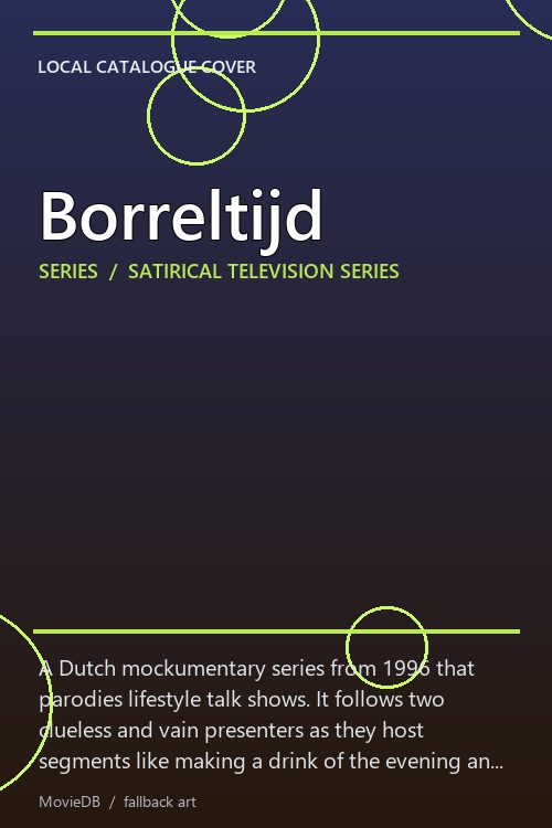 Borreltijd poster