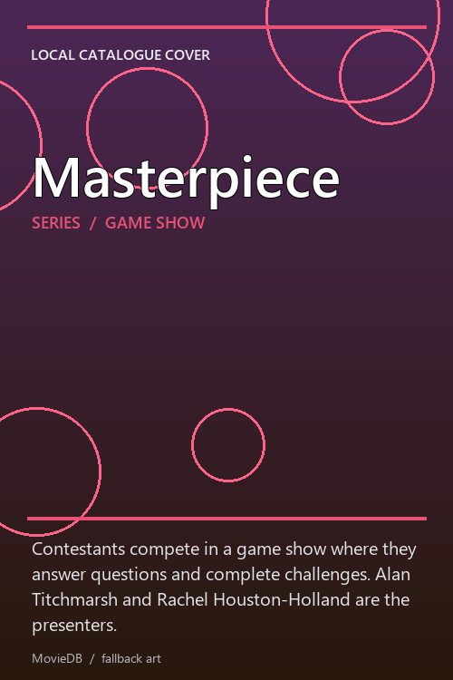 Masterpiece poster