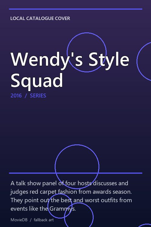 Wendy's Style Squad poster