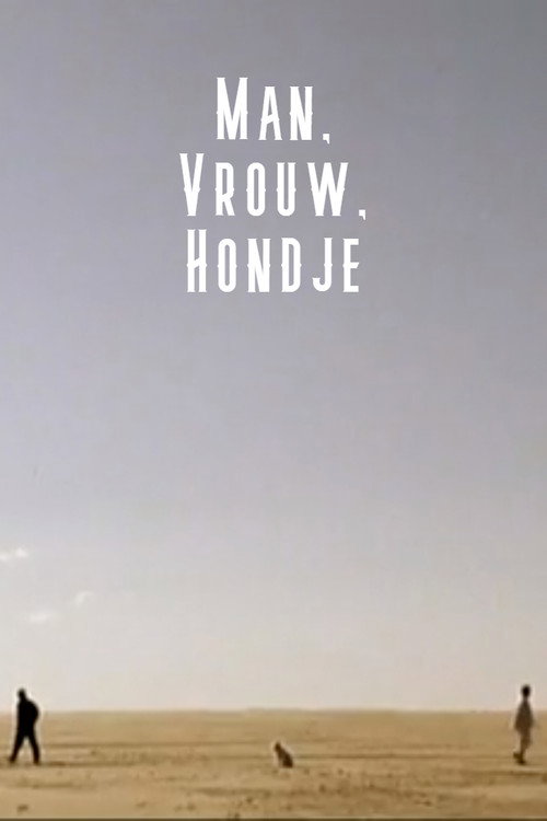 Man, Vrouw, Hondje poster