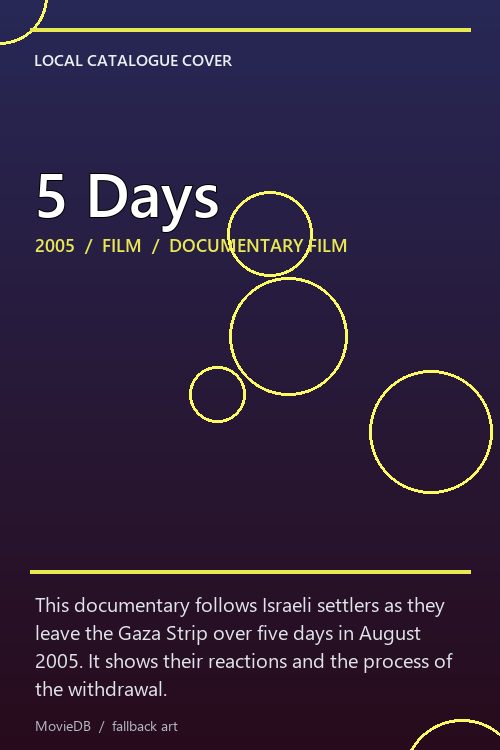 5 Days poster