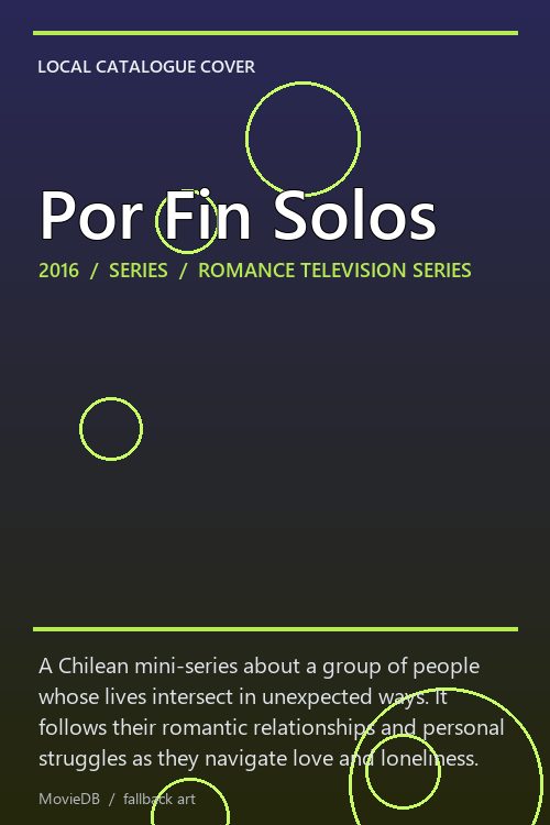 Por Fin Solos poster