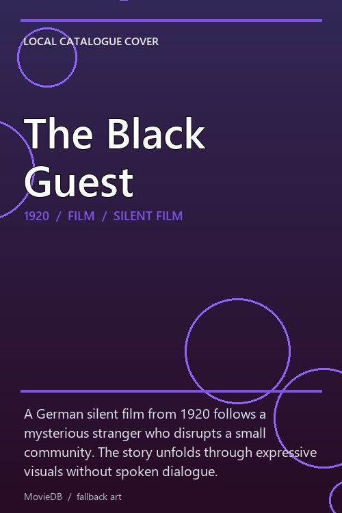 The Black Guest poster