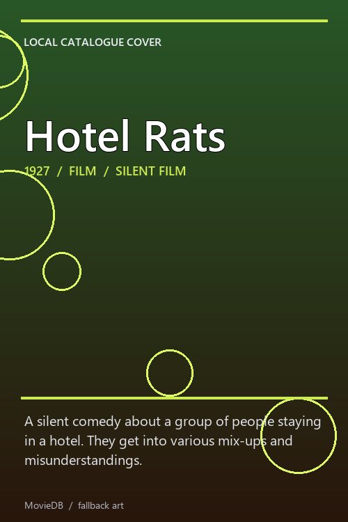Hotel Rats poster