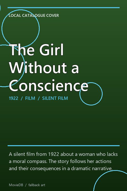 The Girl Without a Conscience poster