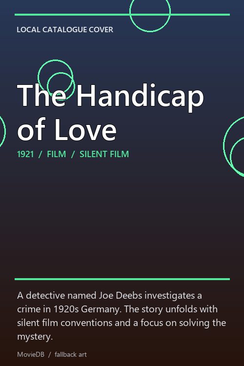 The Handicap of Love poster